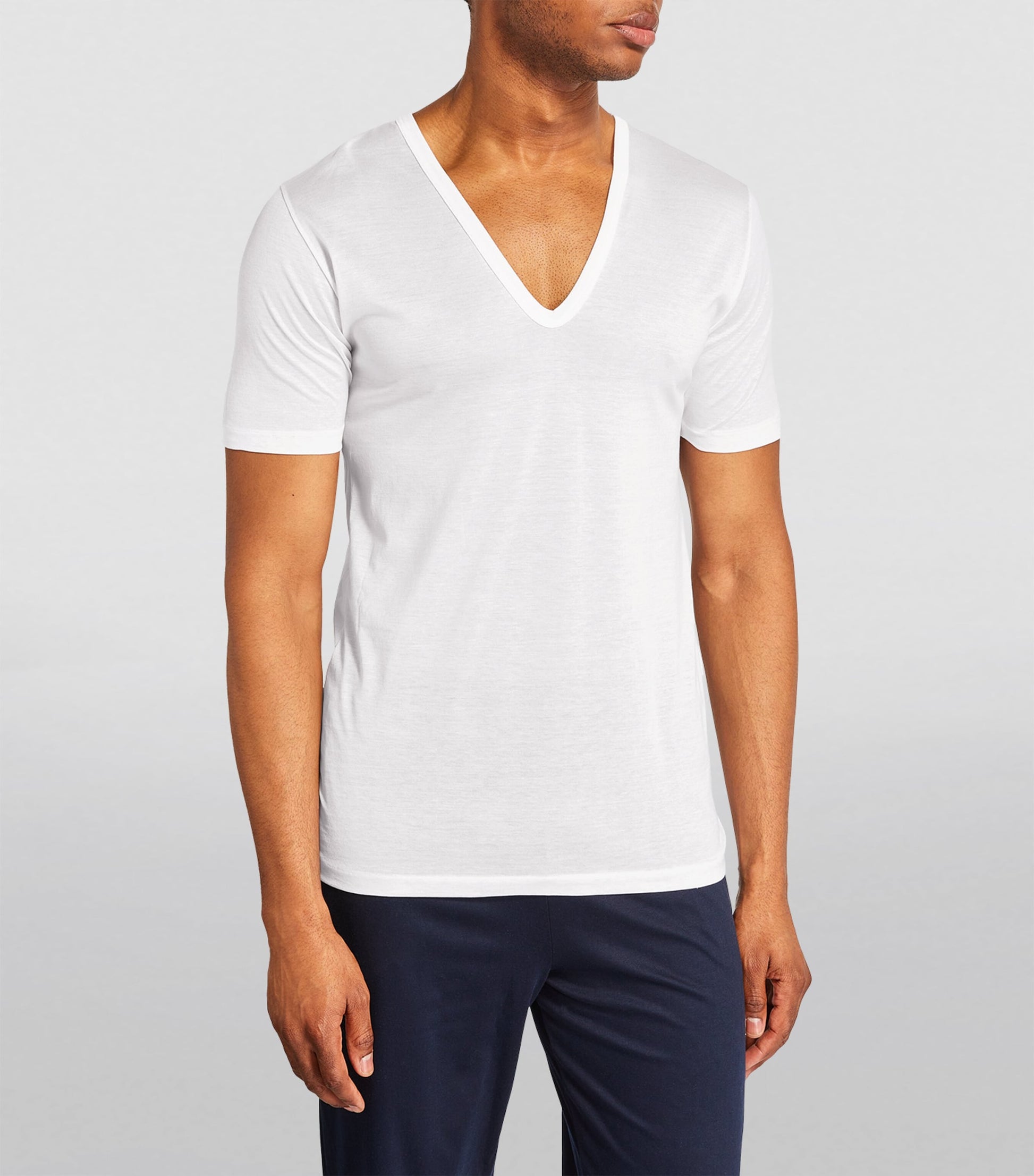 Cotton V-Neck T-Shirt