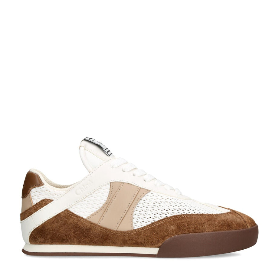 Brown Leather Kick Sneakers
