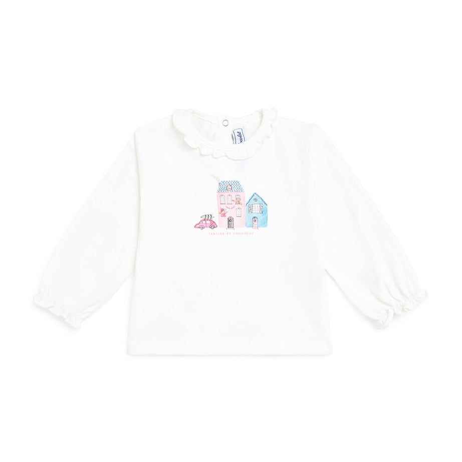 Cotton-Blend Christmas T-Shirt (3 Months–4 Years)