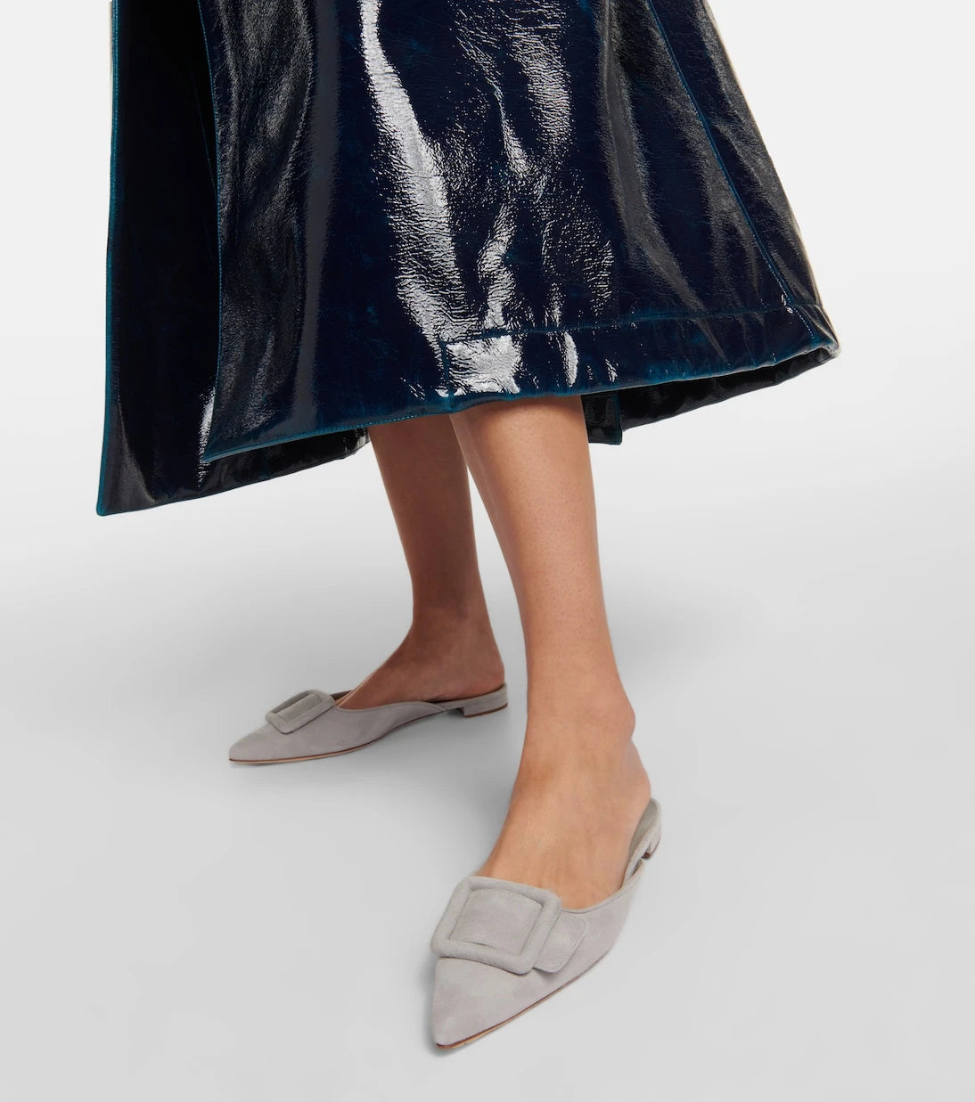 Manolo Blahnik - Maysale süet terlik