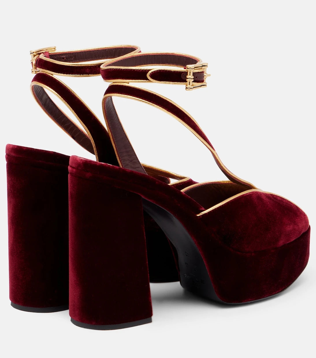 Etro - 120 velvet platform sandals
