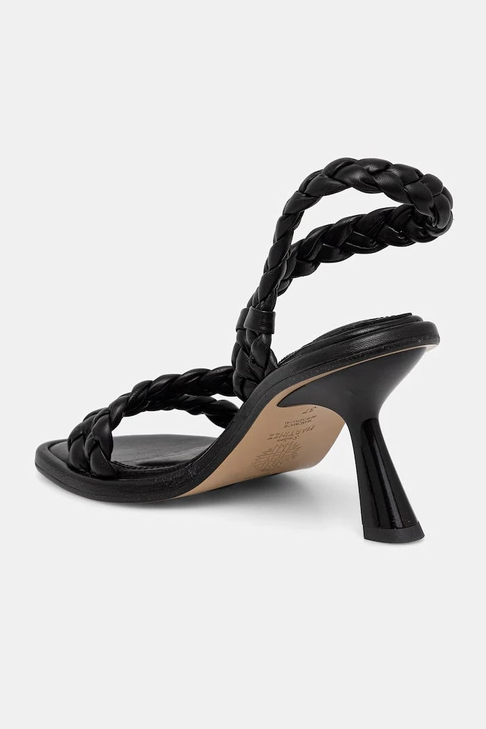 Souliers Martinez topuklu deri sandalet ISA