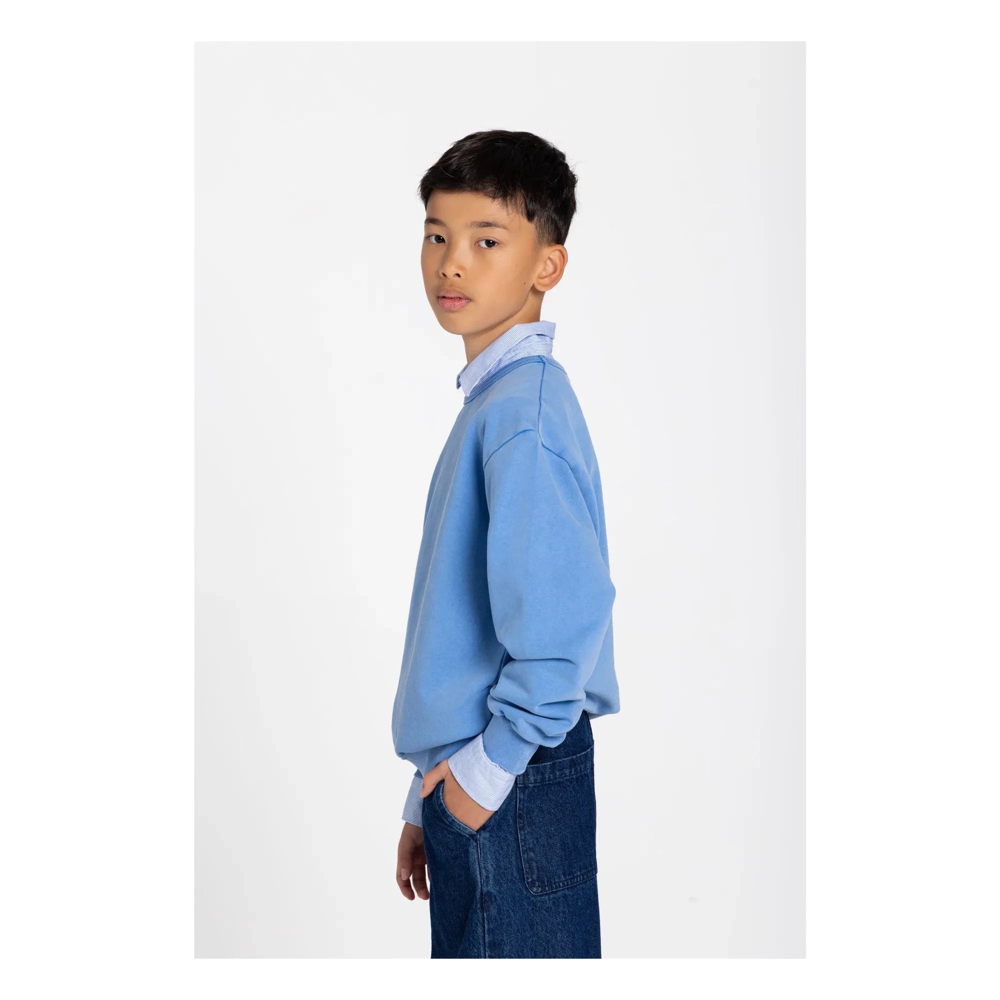 Smallable Kid - Arlo organic cotton sweatshirt | Royal blue