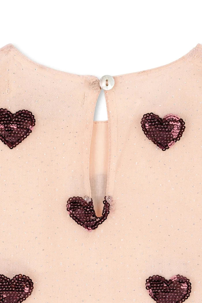 Konges Sløjd HEARTLILY DRESS GRS Çocuk Elbisesi