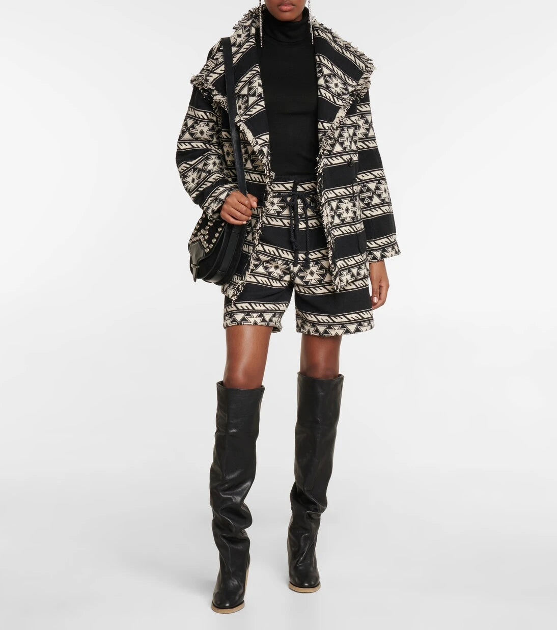 Marant Etoile - Linimaga embroidered shorts