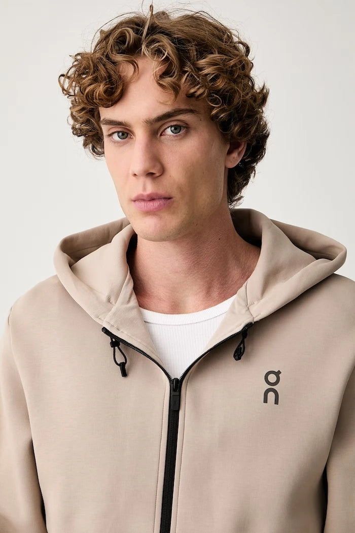 Kapüşonlu, fermuarlı erkek pamuklu sweatshirt Focus Tech