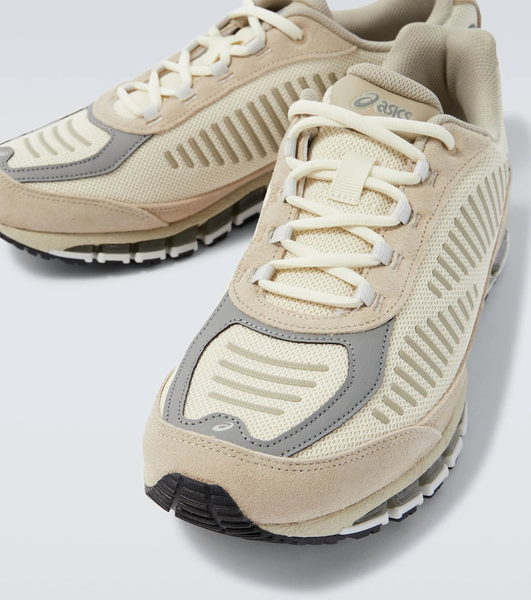 Asics - حذاء رياضي جل-كوانتوم 360 شبكي وجلد سويدي