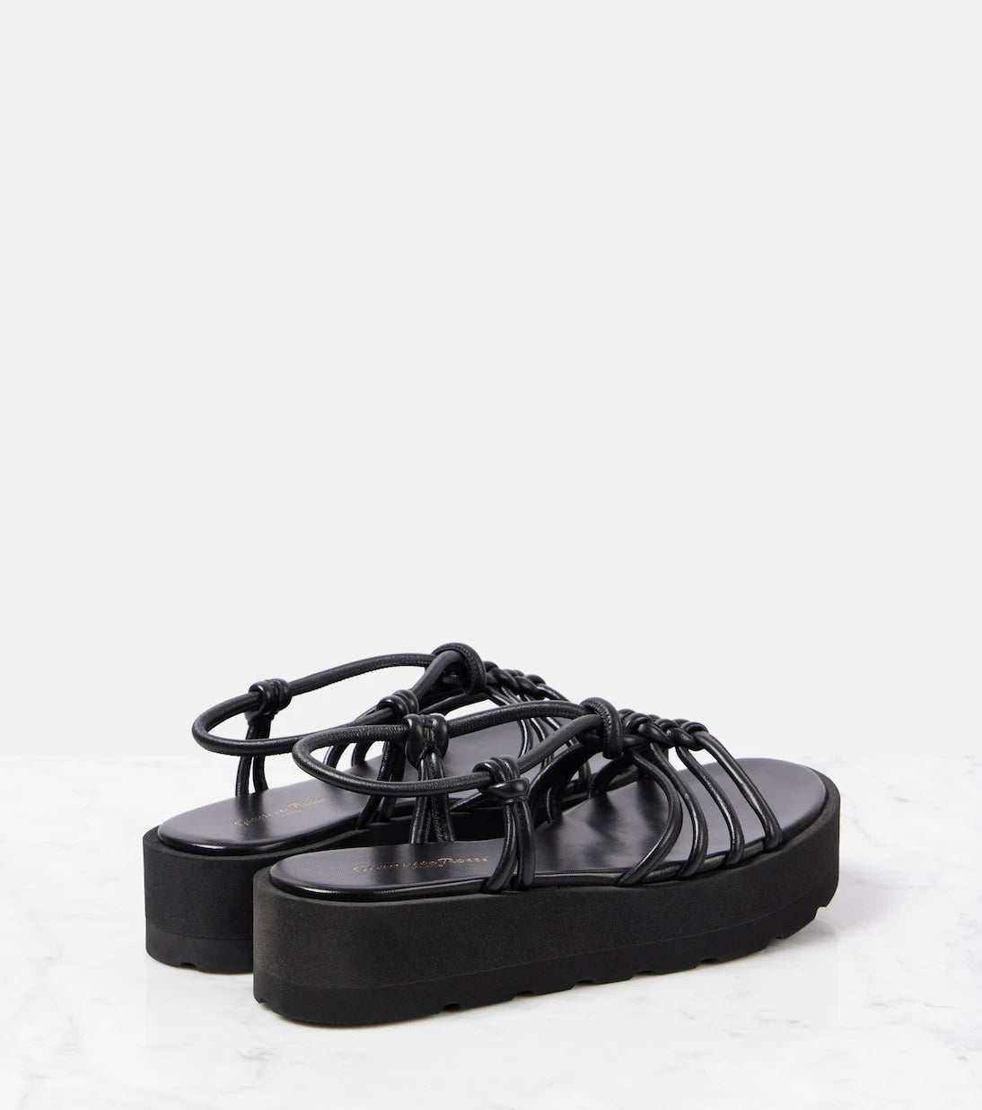 Gianvito Rossi - Hebe platform leather sandals