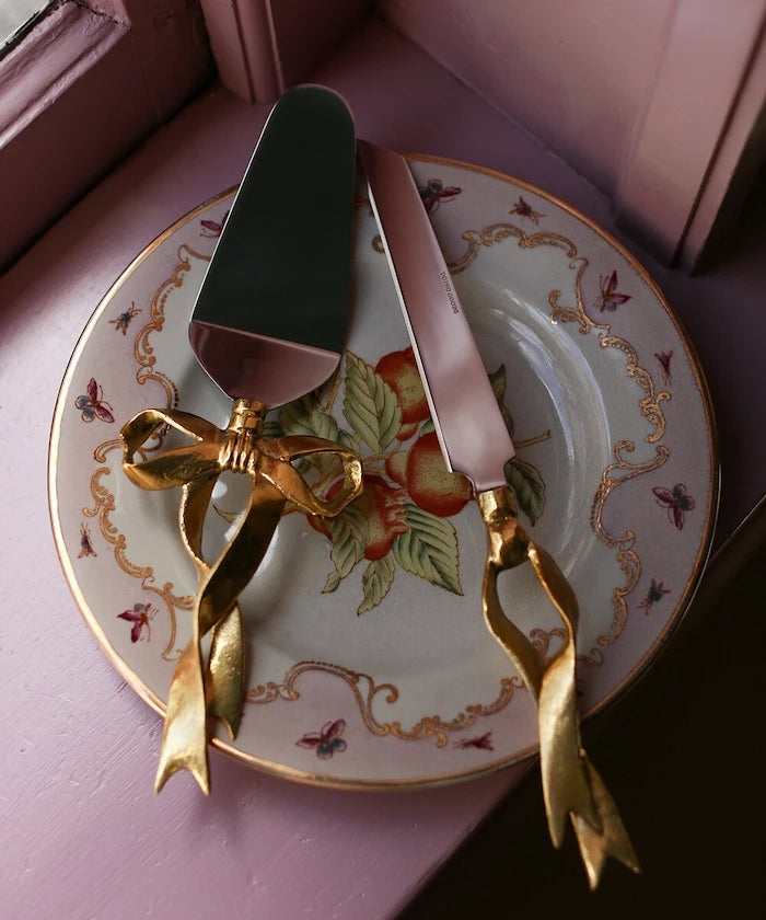Шпатула и нож за торта Doing Goods Riley Ribbon Cake Set
