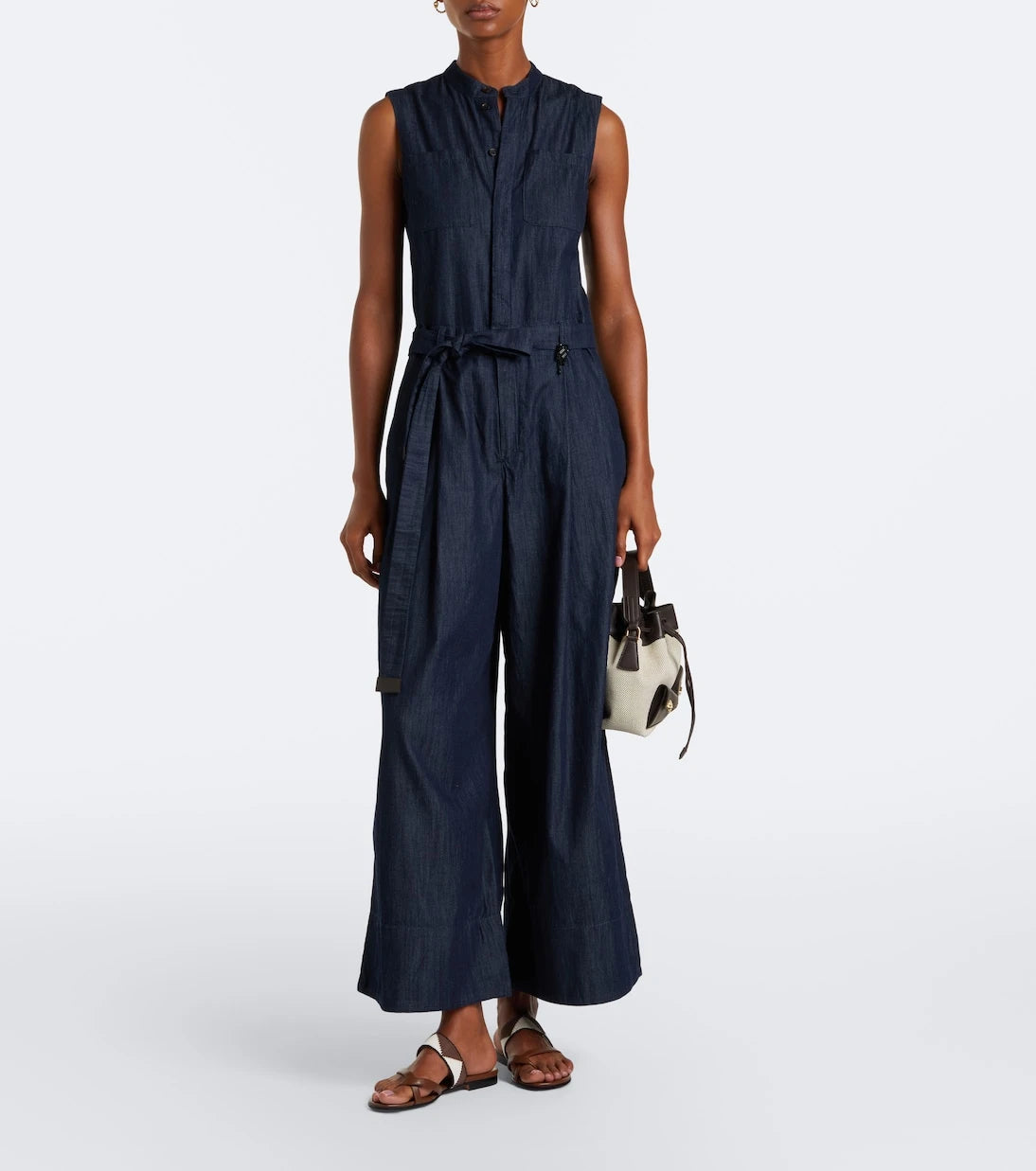 'S Max Mara - Wide-leg denim jumpsuit