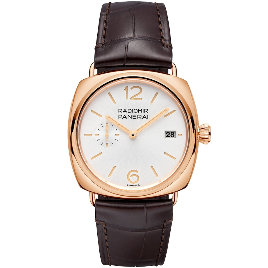Panerai Rose Gold Radiomir Quaranta Watch 40mm