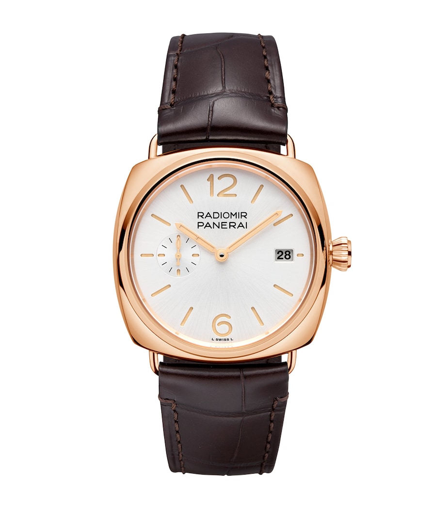 Panerai Rose Gold Radiomir Quaranta Watch 40mm