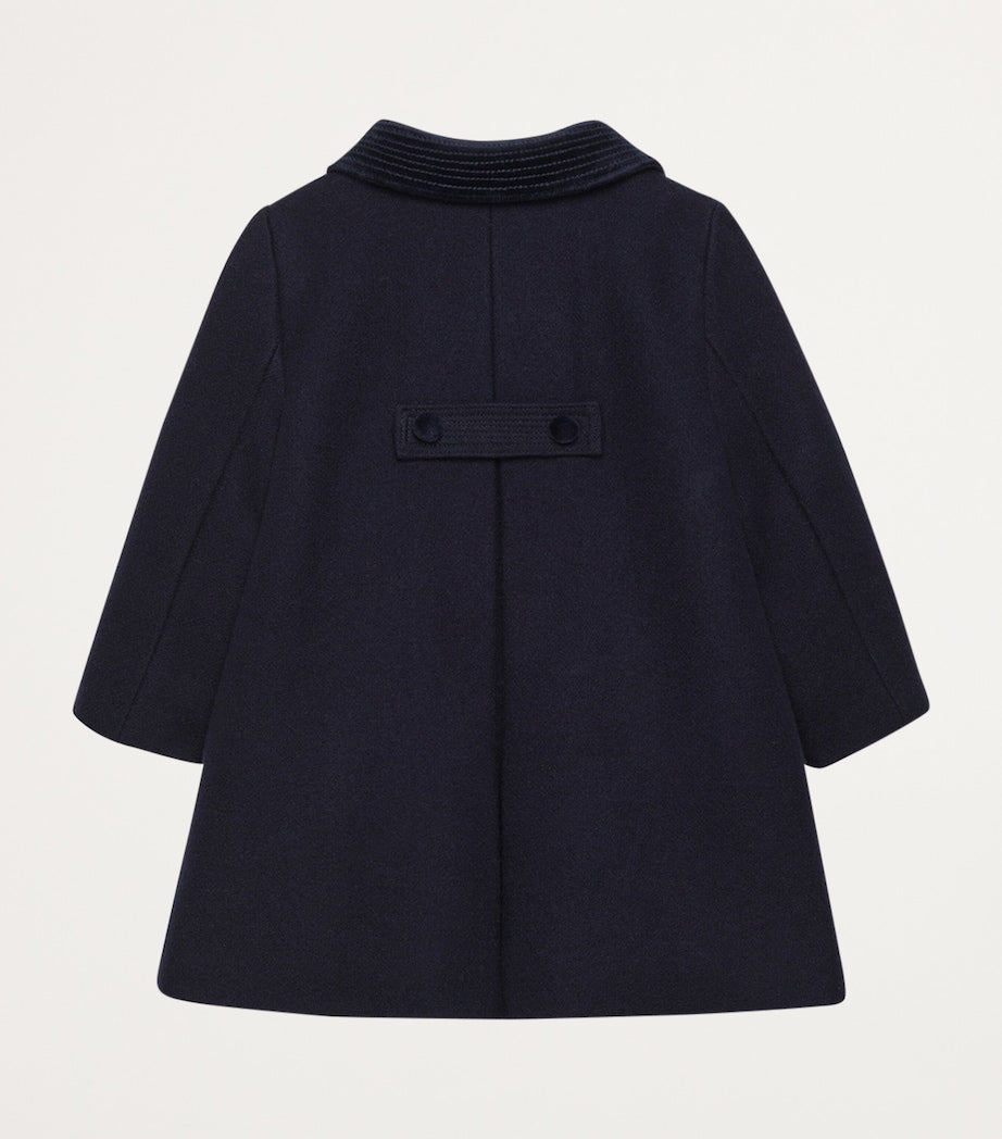 Wool Double-Breasted Classic Coat (6-24 Months)