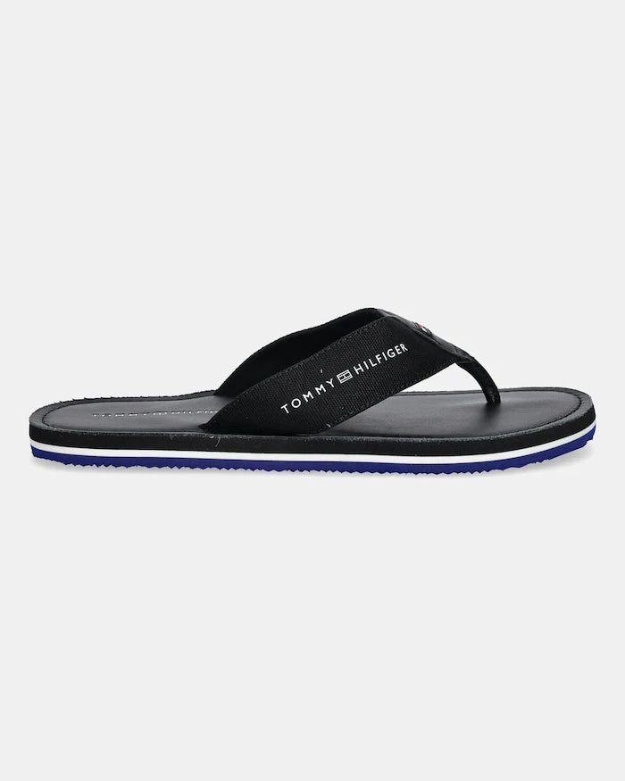 Tommy Hilfiger HILFIGER LEATHER BEACH SANDAL Parmak Arası Terlik