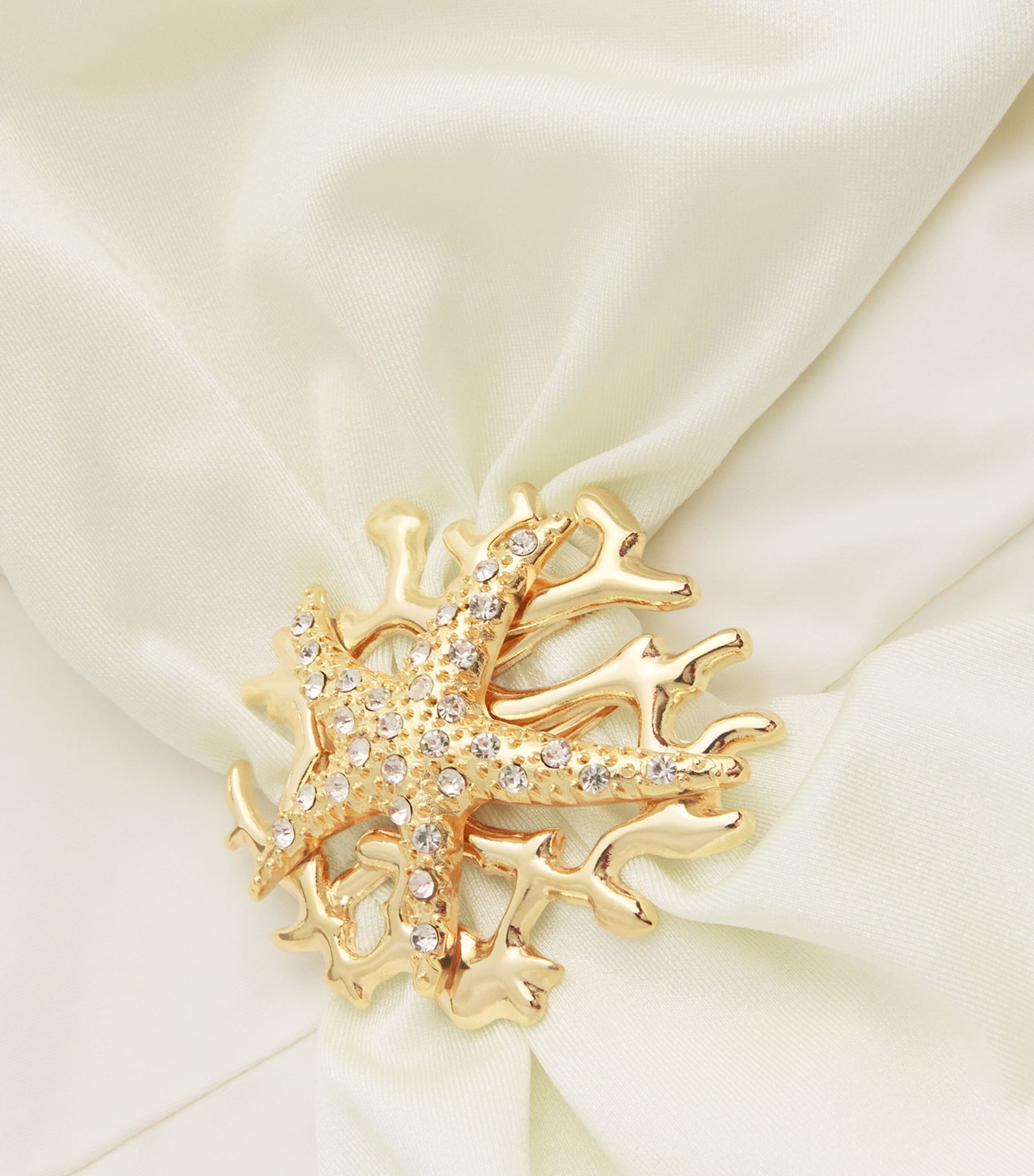 White Crocheted Coral Swimsuit