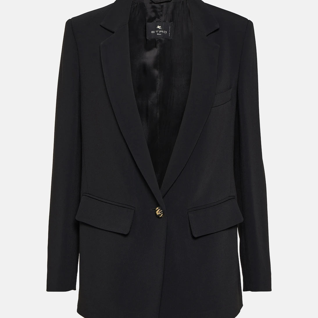 Etro - Single-breasted cady blazer