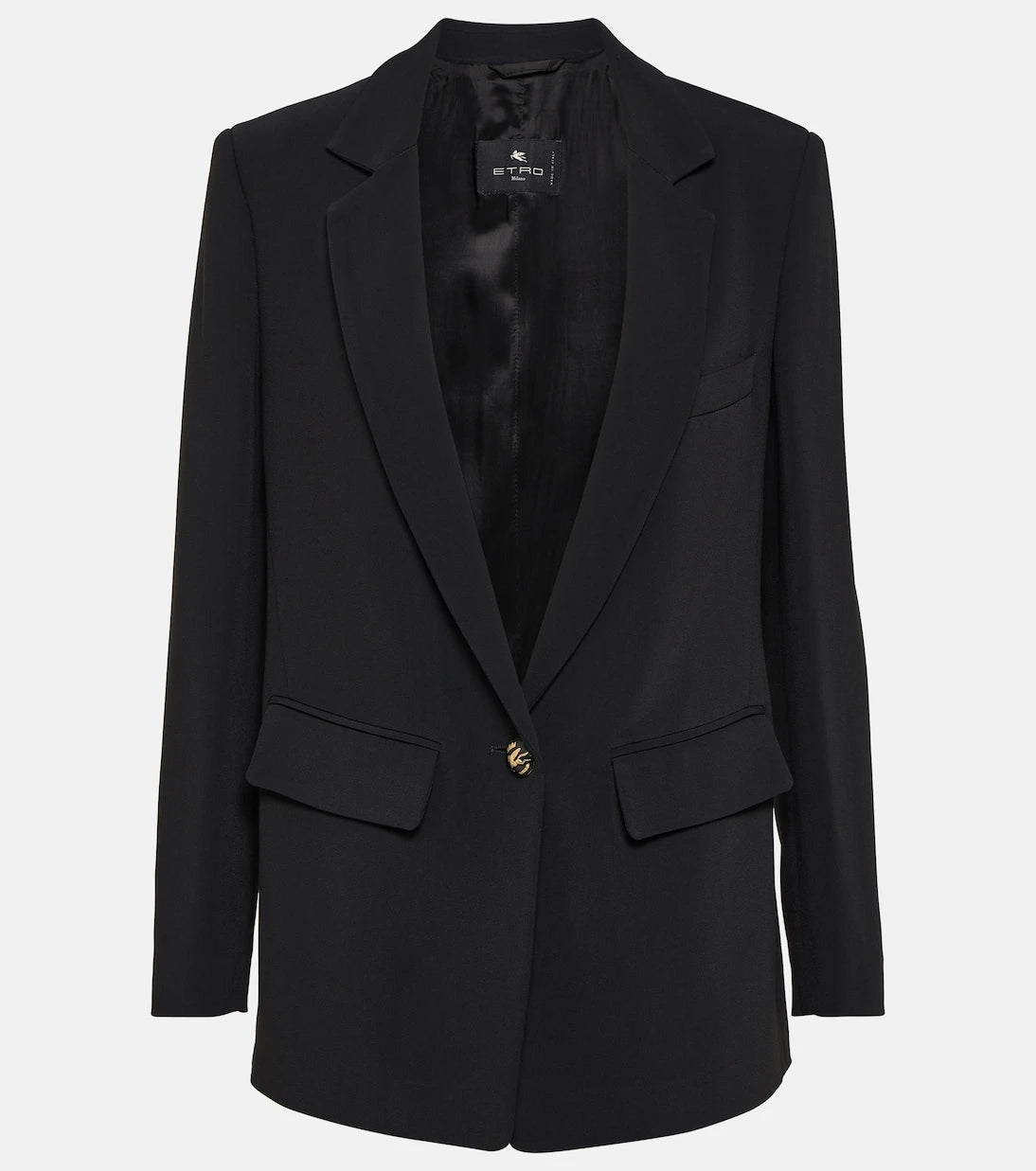 Etro - Single-breasted cady blazer