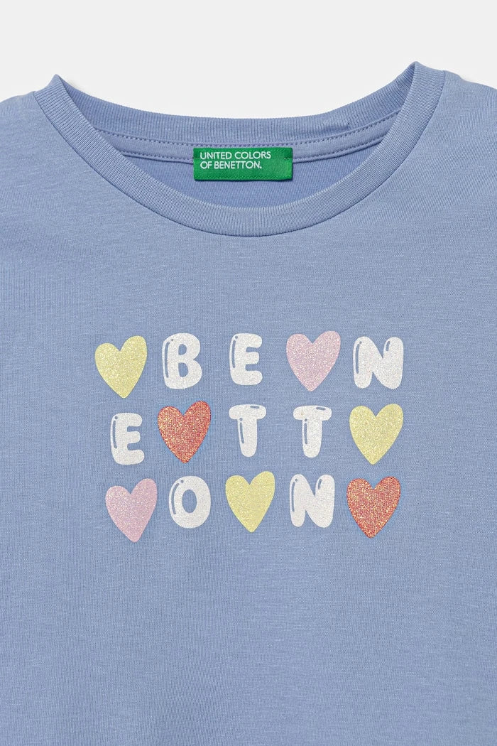United Colors of Benetton çocuk pamuklu tişört