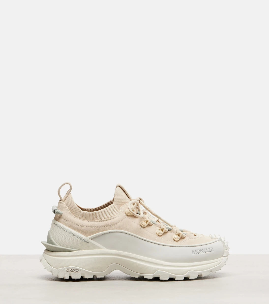 Moncler - Trailgrip Lite3 nubuck & suede sneakers