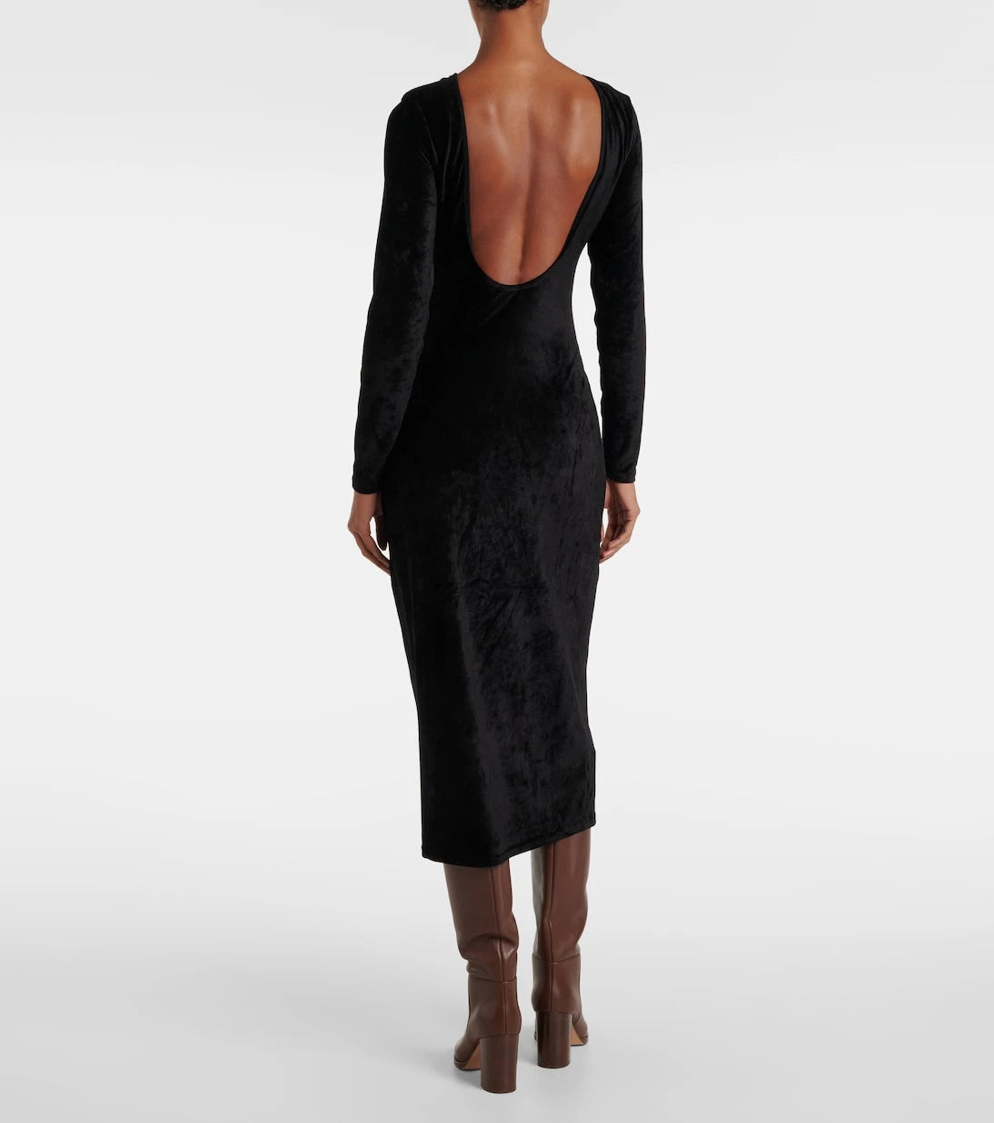 Polo Ralph Lauren - Velvet midi dress
