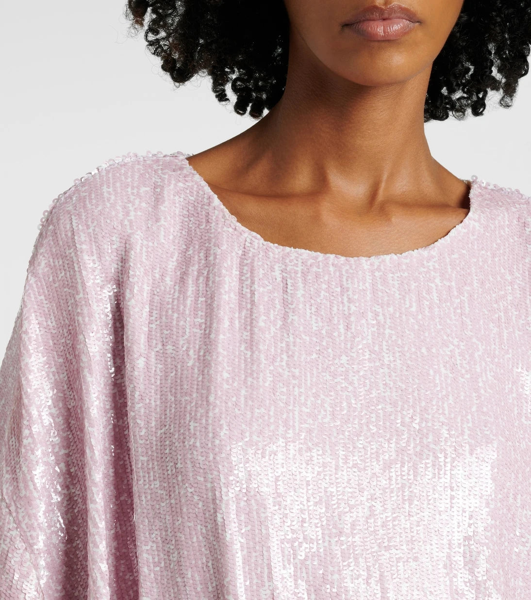 Dries Van Noten - Sequined gathered blouse
