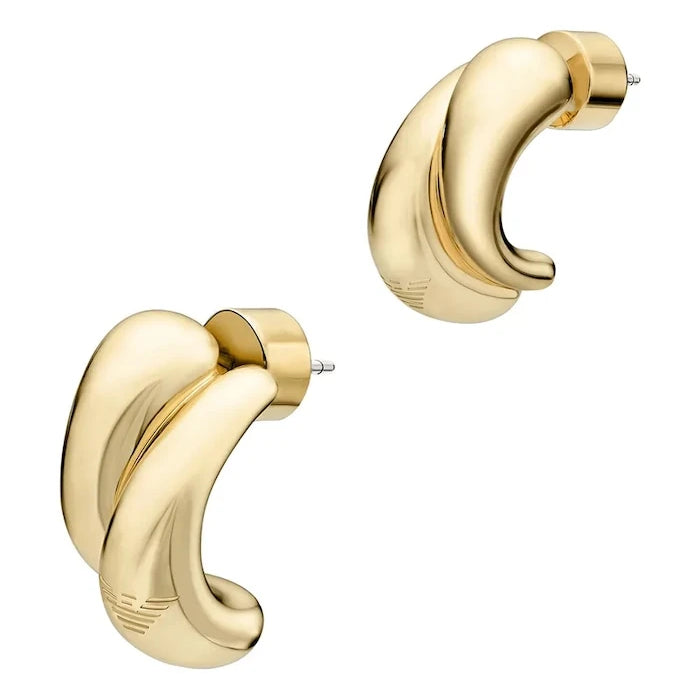 Emporio Armani kadın pirinç küpe Iconic Trend