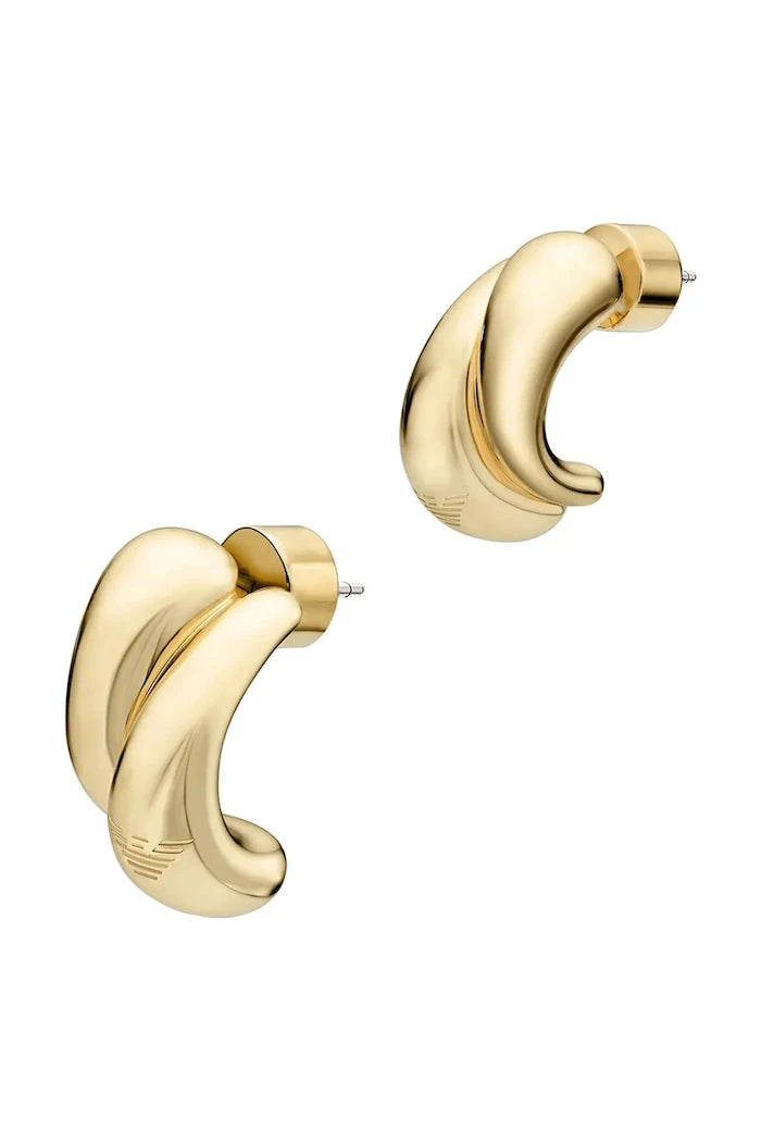 Emporio Armani kadın pirinç küpe Iconic Trend
