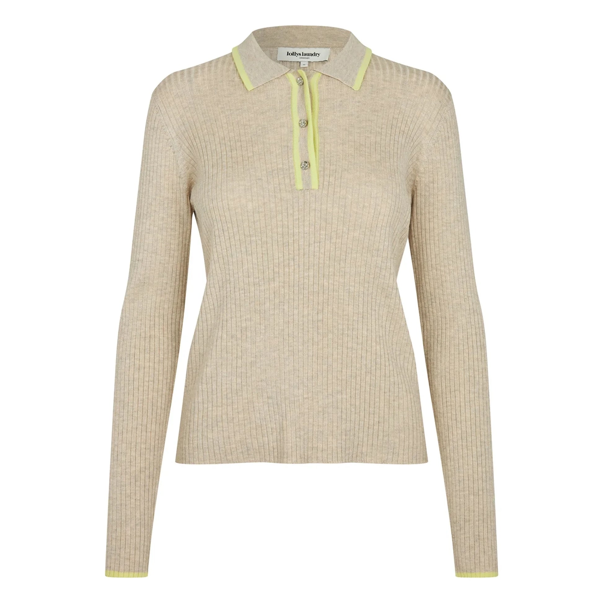 Lollys Laundry - Polo Julio sweater | Beige