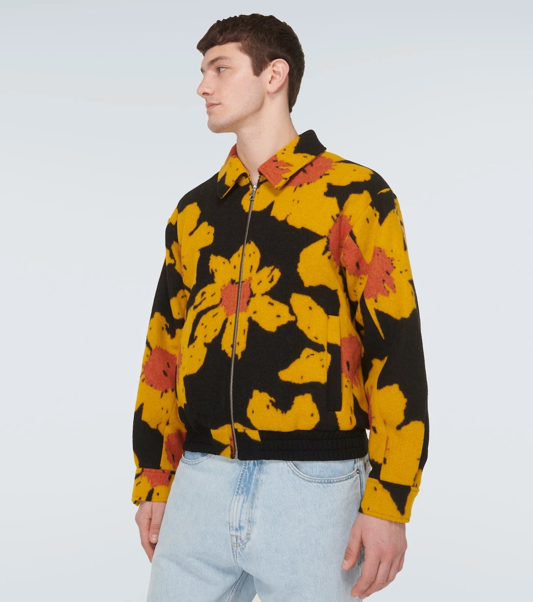 The Elder Statesman - Senna wool and cashmere bomber jacket