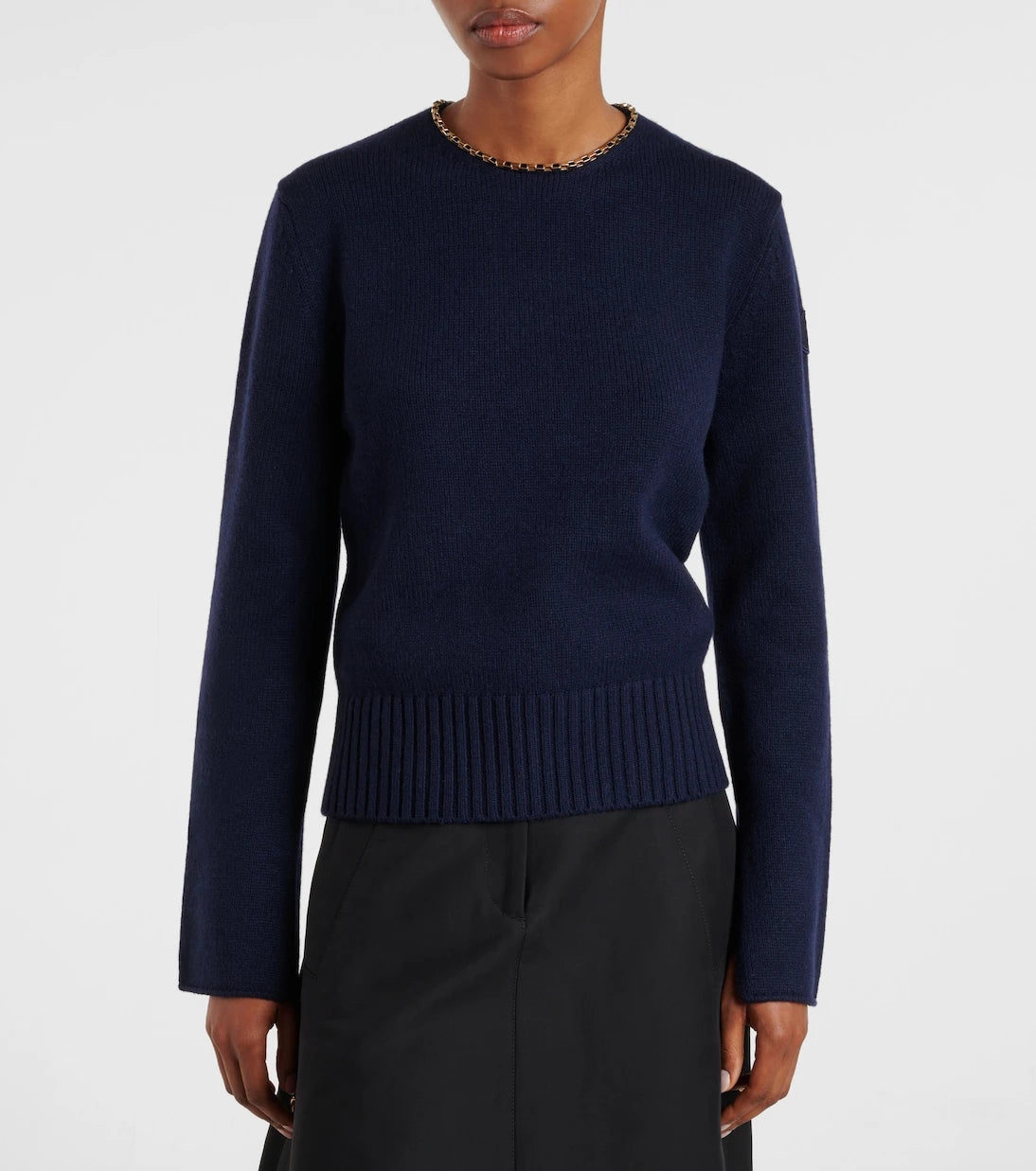 Moncler - Ribbed-knit wool and cashmere sweater