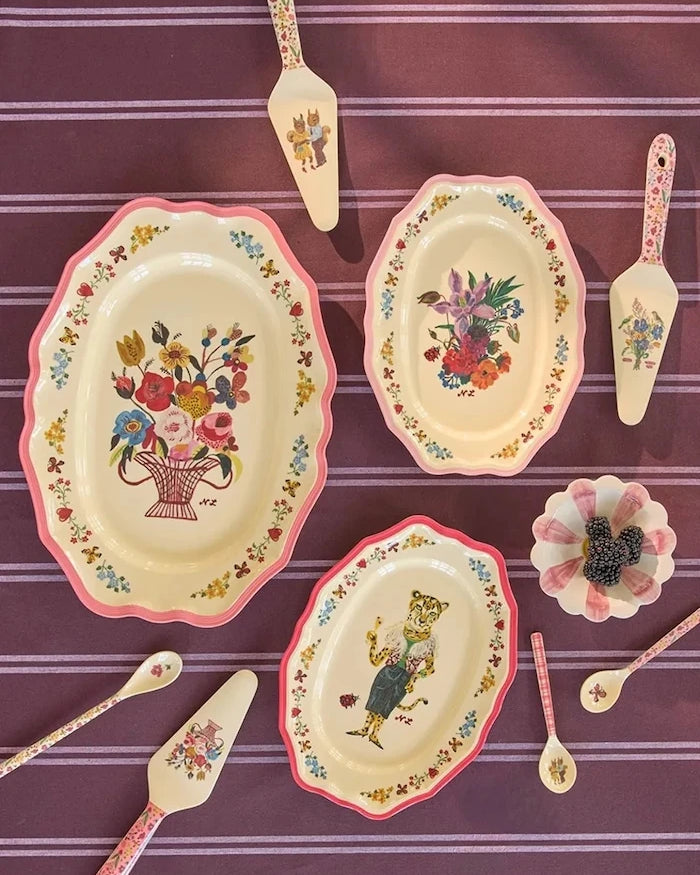 Rice Vintage 27 x 36,5 cm Servis Tabağı