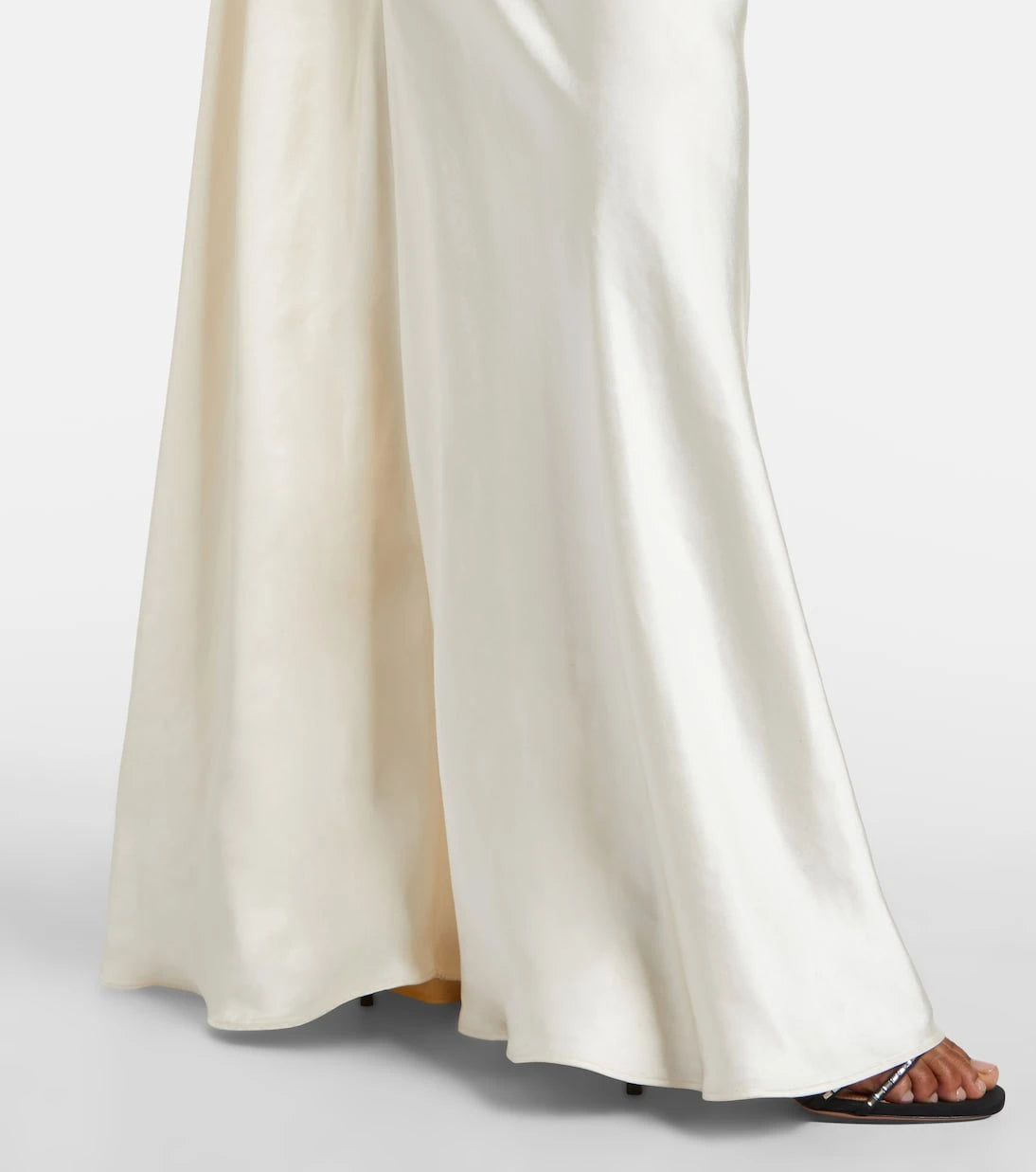 Self-Portrait - Satin maxi dress