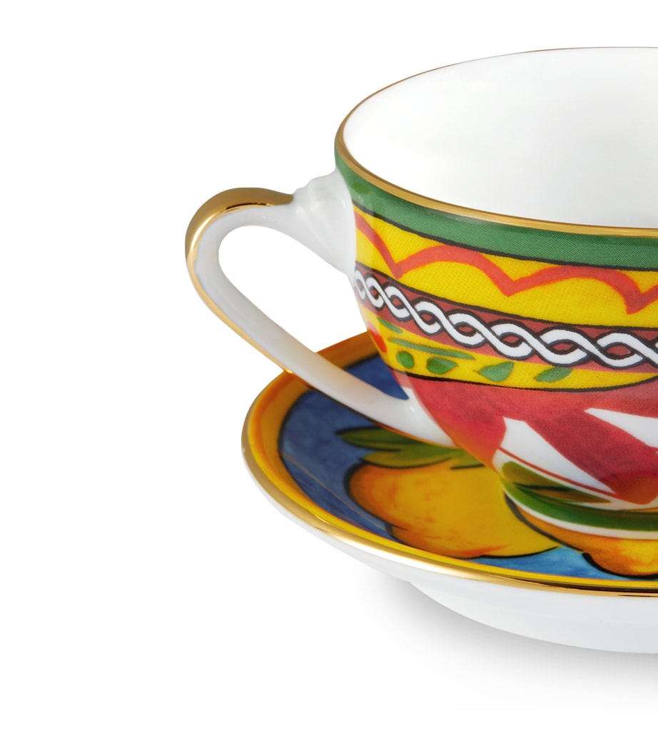 Dolce & Gabbana Casa Carreto Teacup and Saucer