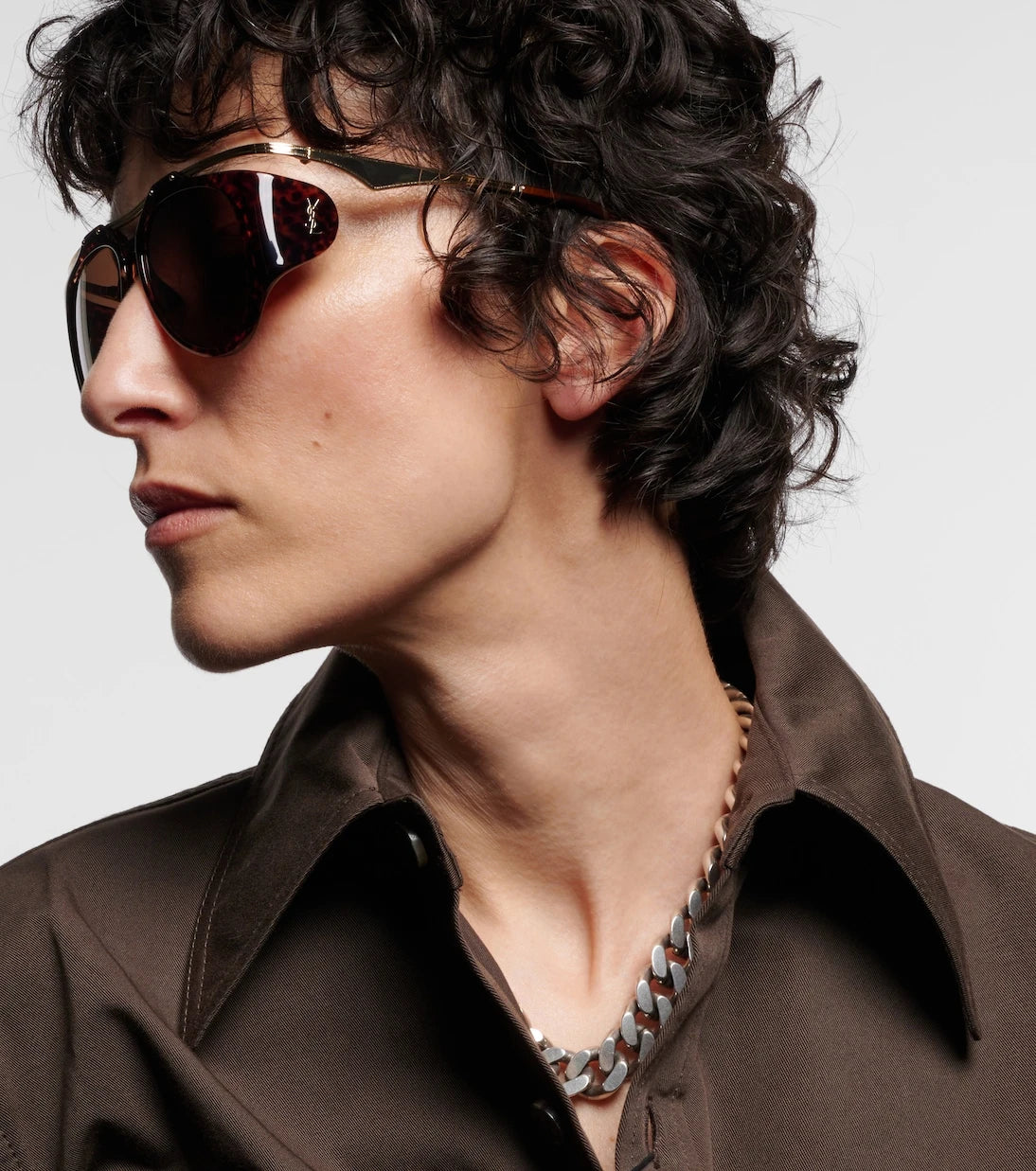 Saint Laurent - SL M137 Amelia aviator sunglasses
