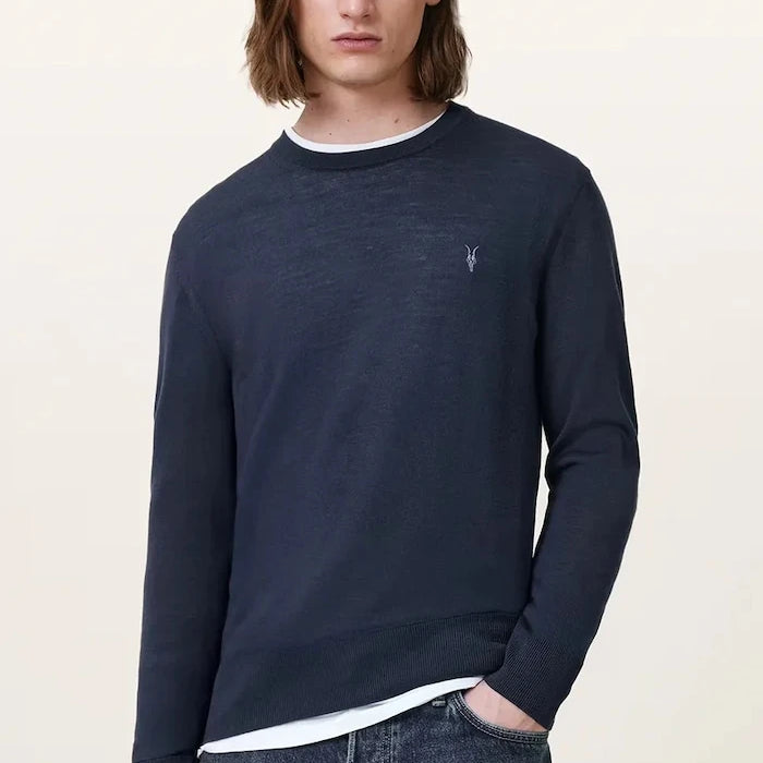 AllSaints erkek merinos yünlü kazak
