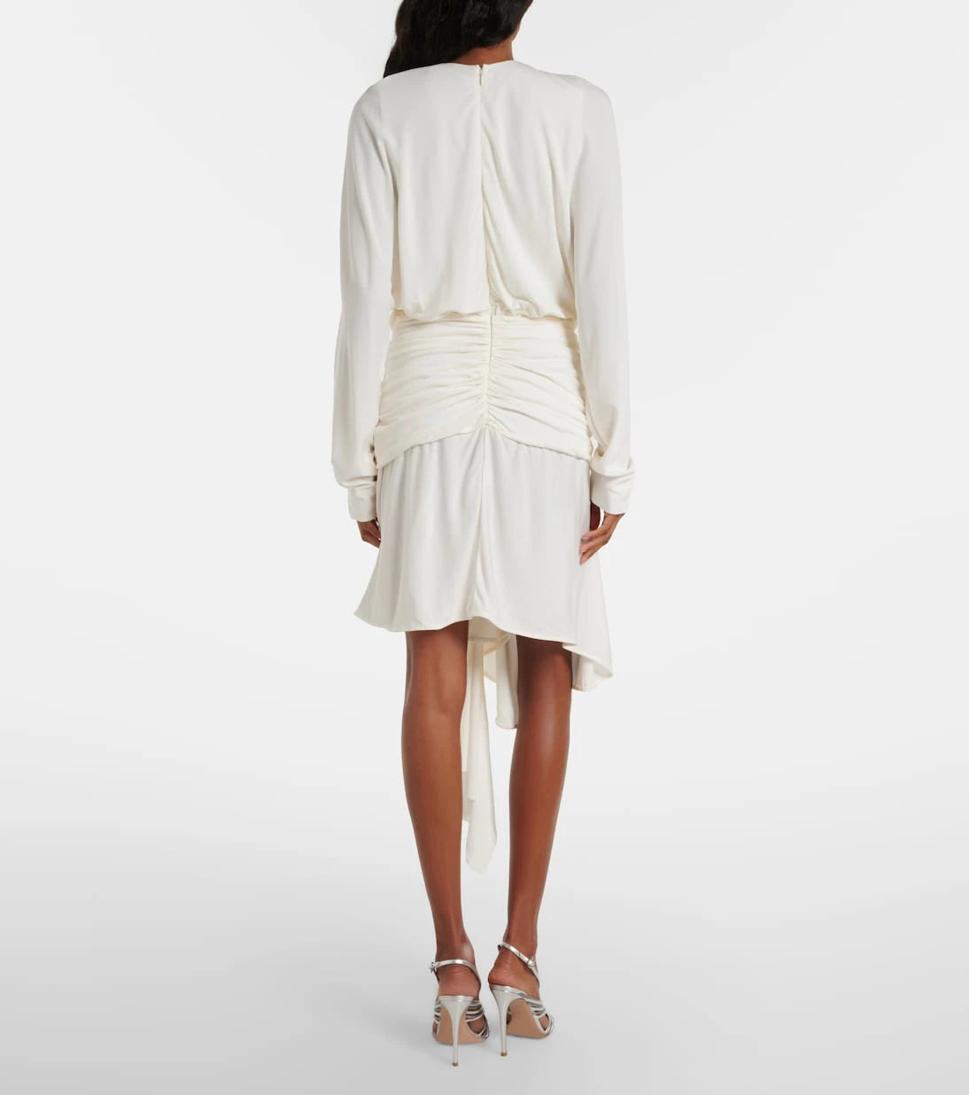 Christopher Esber - Stone Pin draped jersey minidress