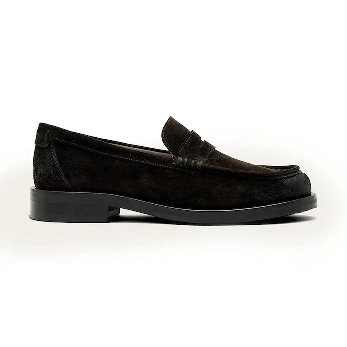Велурени мокасини AllSaints Bloom Suede Loafer