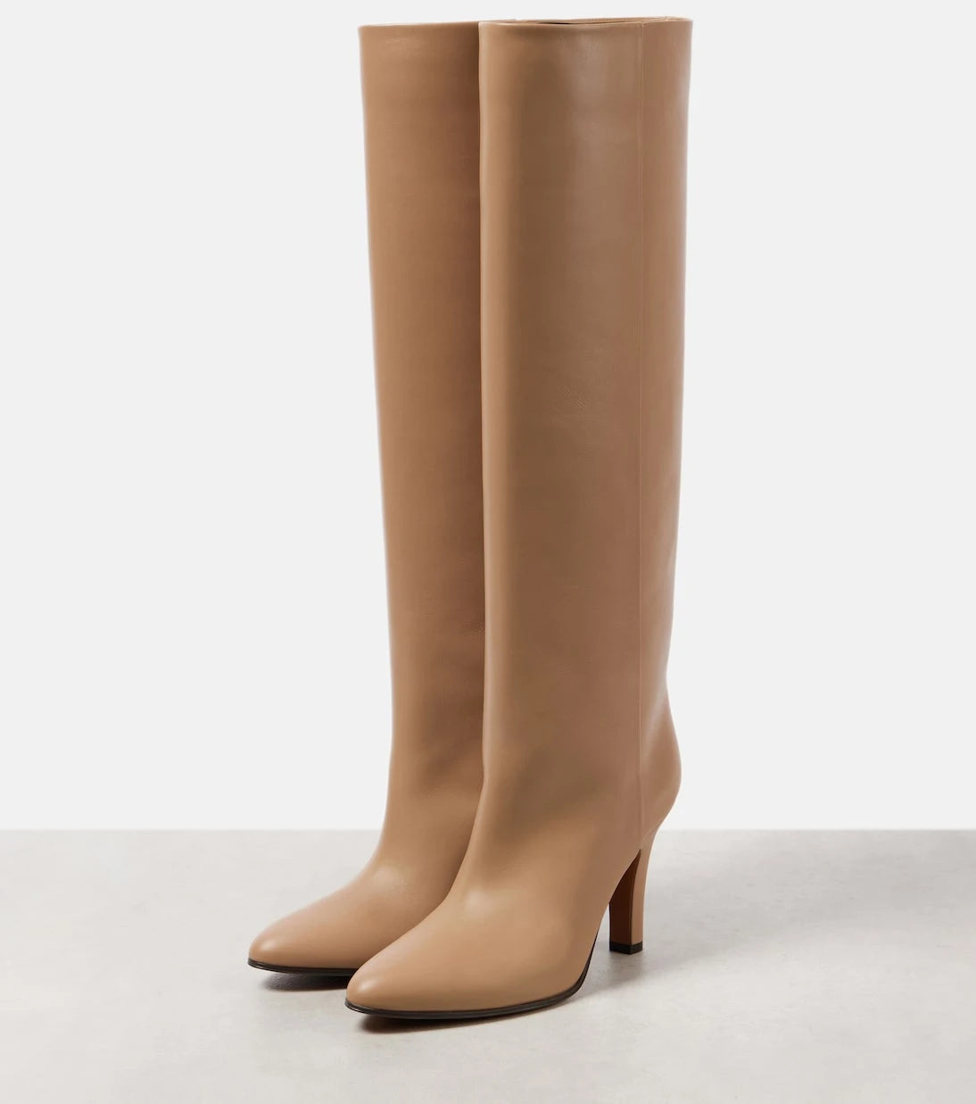 The Row - Prudens leather knee-high boots