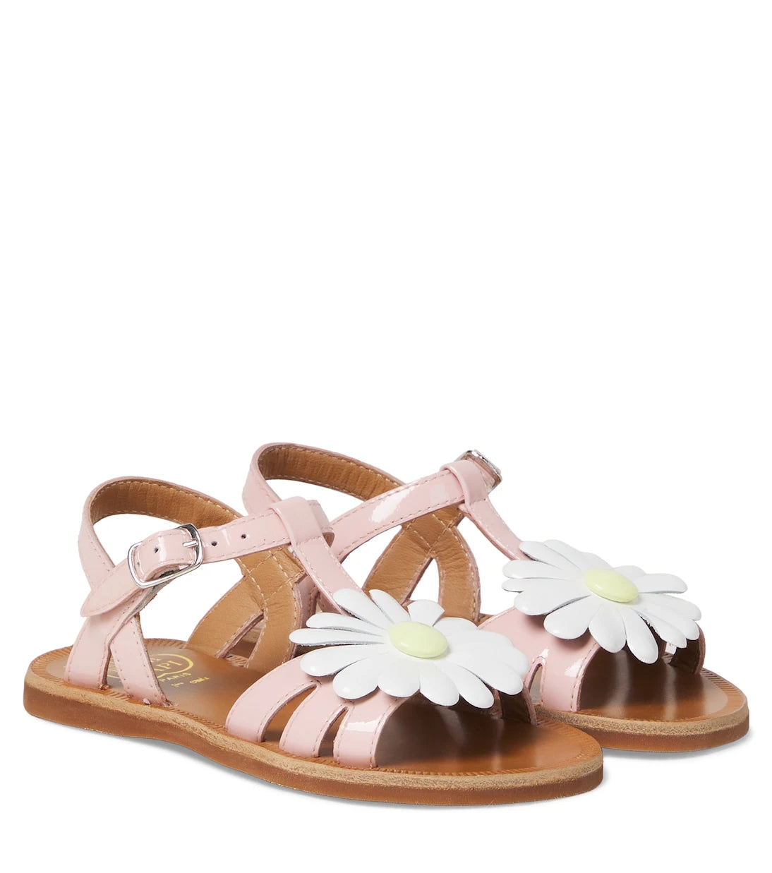 Pom d'Api - Plagette Big Flo leather sandals