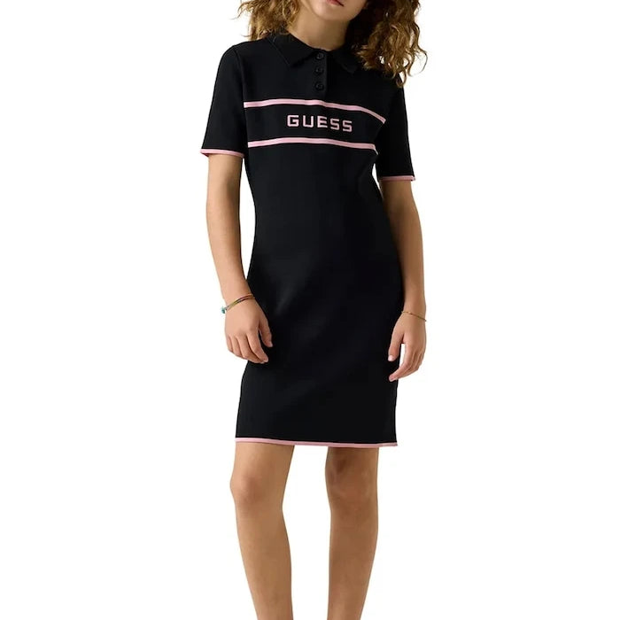 Guess рокля с вискоза