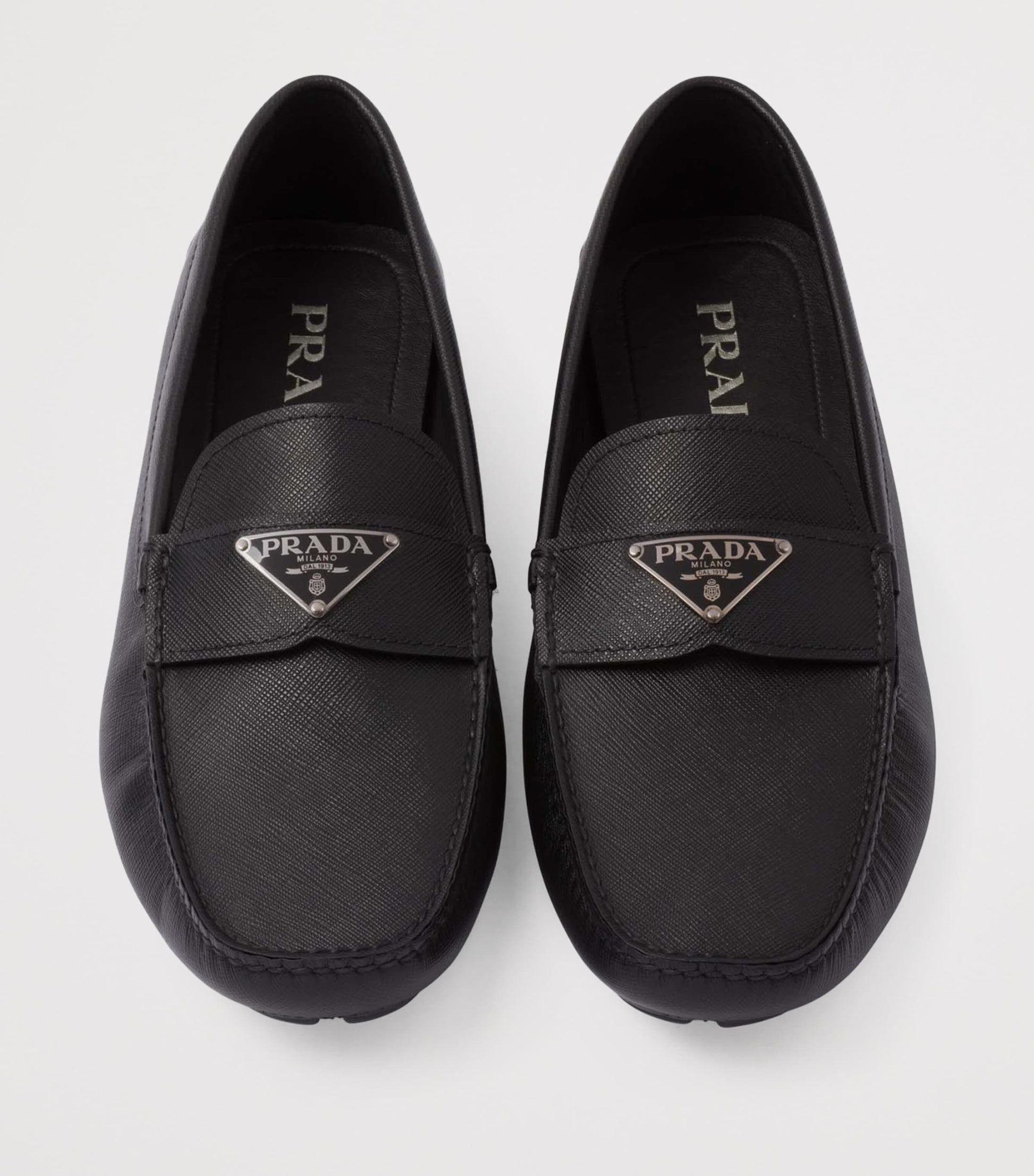 Prada Saffiano leather Driver Shoes