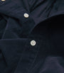 Polo Ralph Lauren Navy Cotton Corduroy Mini Shirt Dress