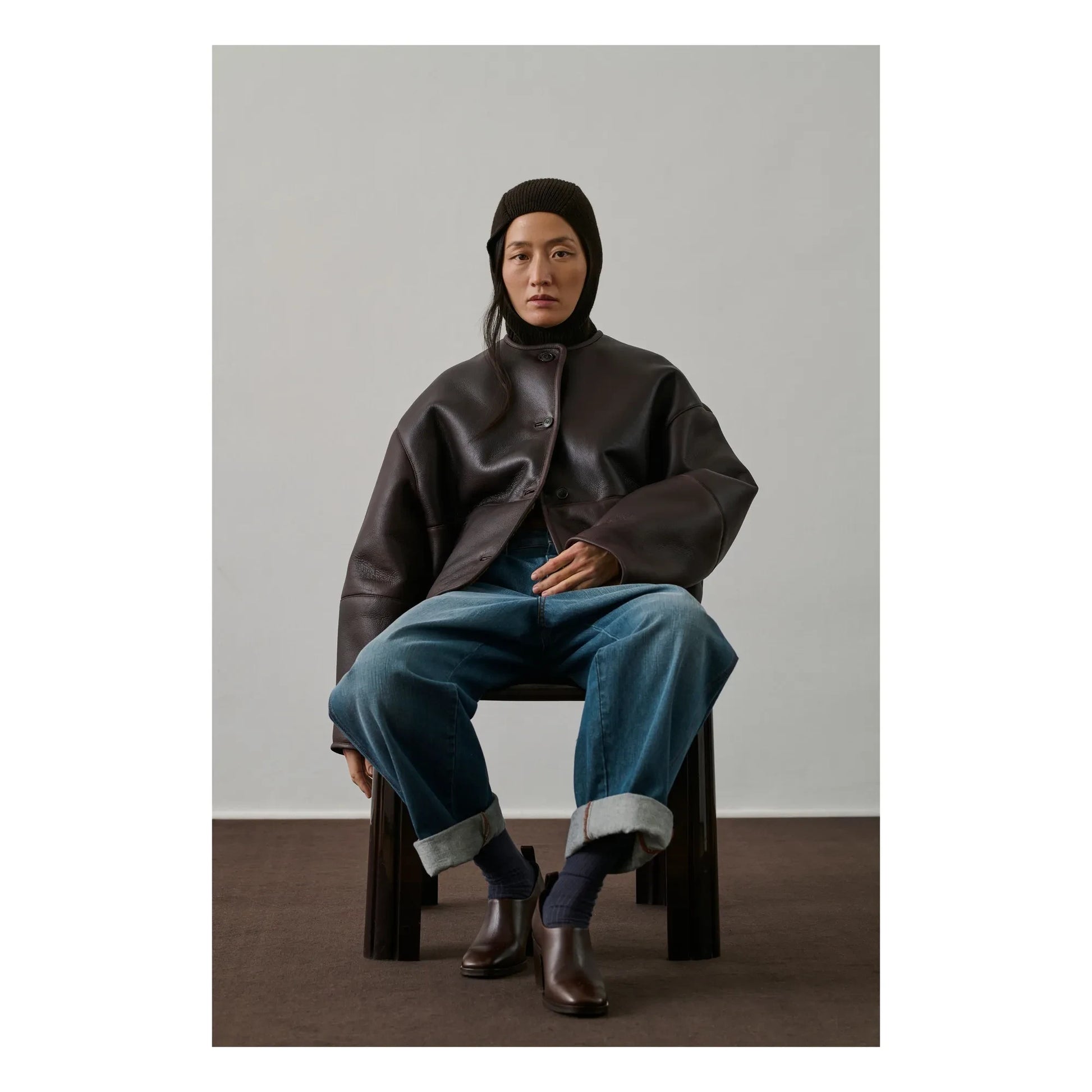 Soeur - Southern balaclava Merino wool | Chocolate
