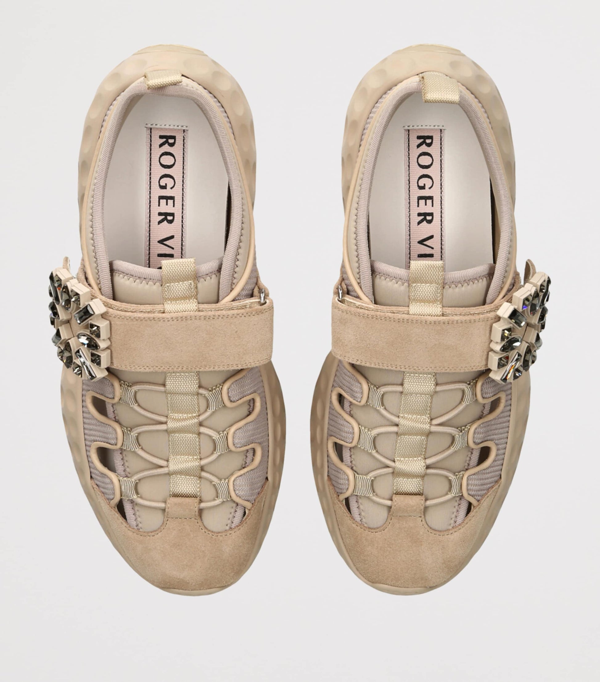 Beige Viv' Run Light Sneakers