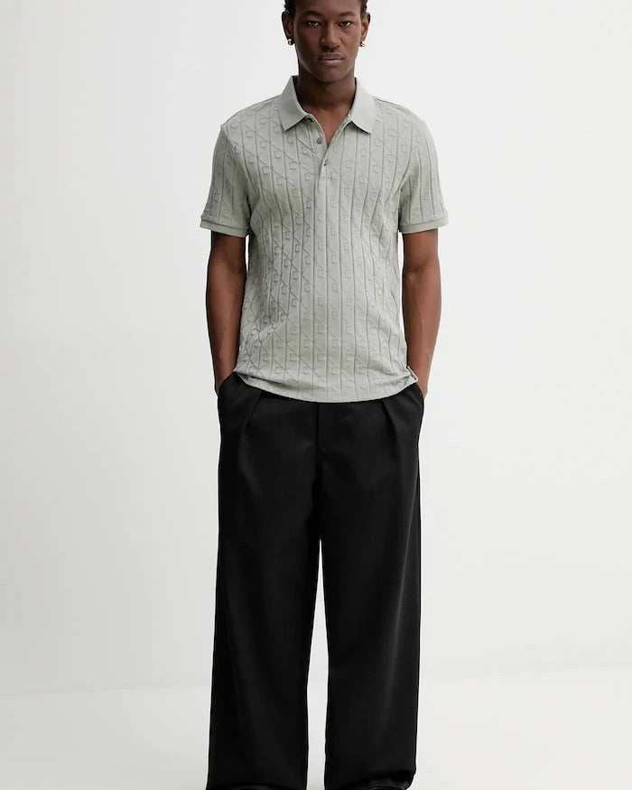 Calvin Klein Yakalı Pamuklu Tişört