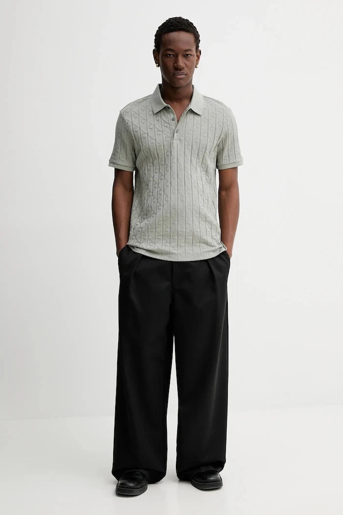 Calvin Klein Yakalı Pamuklu Tişört