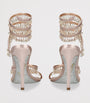 Pink Satin Chandelier Sandals 105