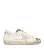 White Leather Super-Star Sneakers
