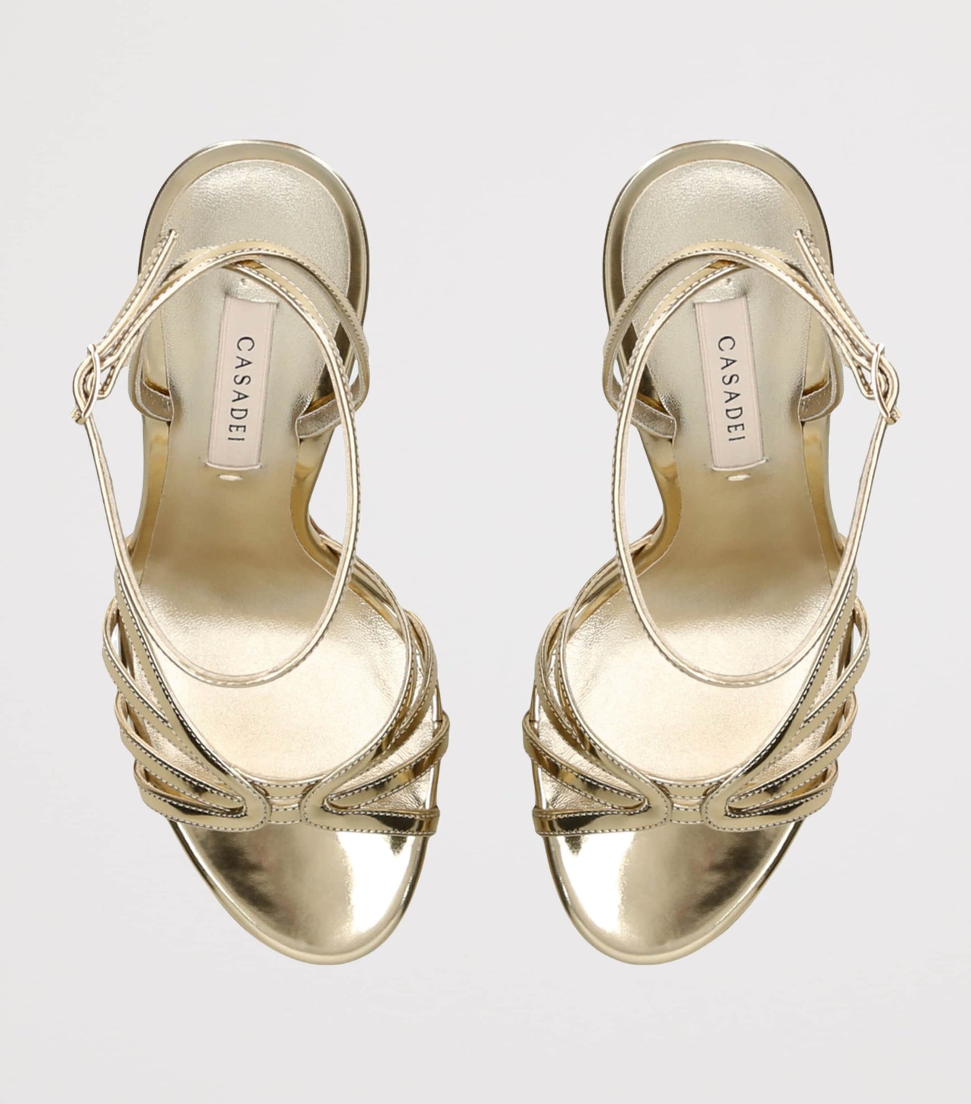 Casadei Leather Julia Heeled Sandals 100