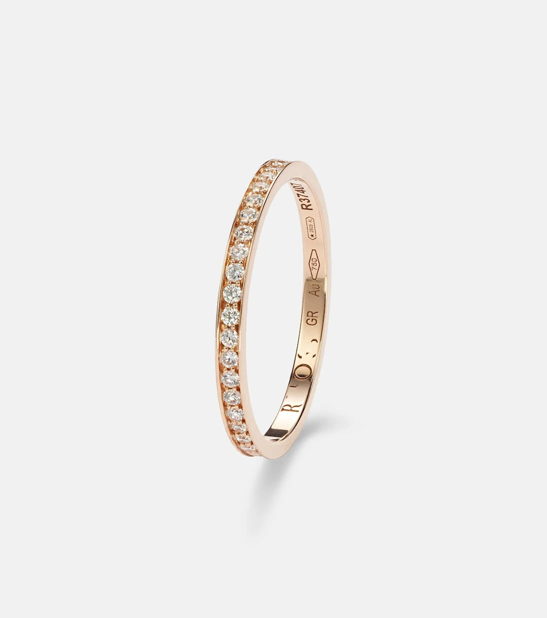 Repossi - Bridal 18kt rose gold ring with diamonds